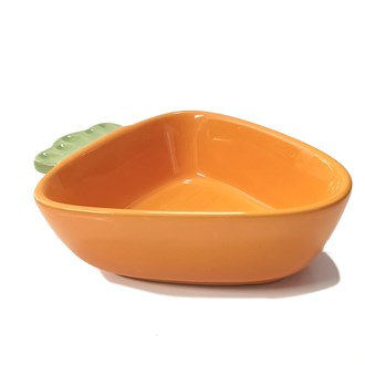 Carrot Shaped Ceramic Bowl