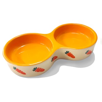 Carrot Double Small Bowl