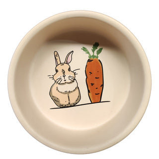 Frost Rabbit & Carrot Ceramic Bowl 13.5cm
