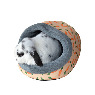 Carrot Plush Hooded Bed