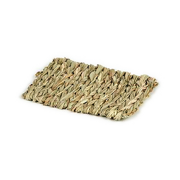 Natural Grass Chew Mat - Small 6"